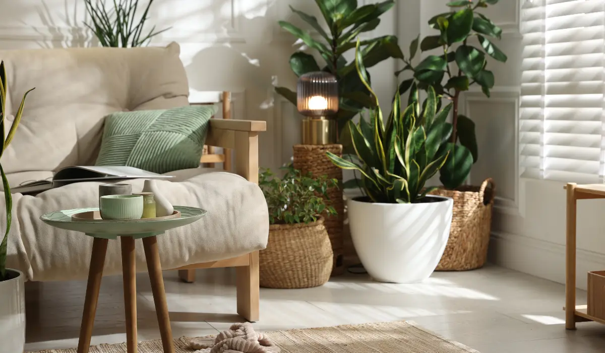 Un salon d'une personne vivant avec un mode de vie minimaliste