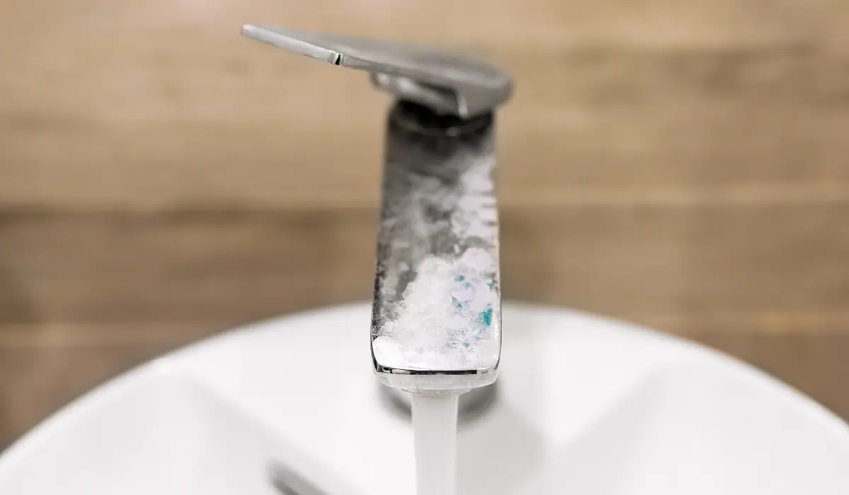 Robinet très entartré