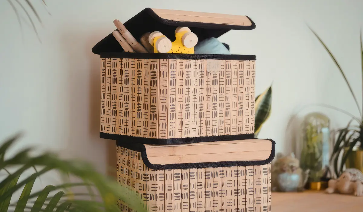 Boites de rangement en bois